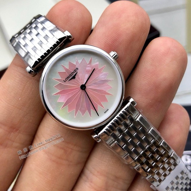浪琴手錶 LONGINES嘉嵐系列-休閒時尚女士石英腕表  gjs2076